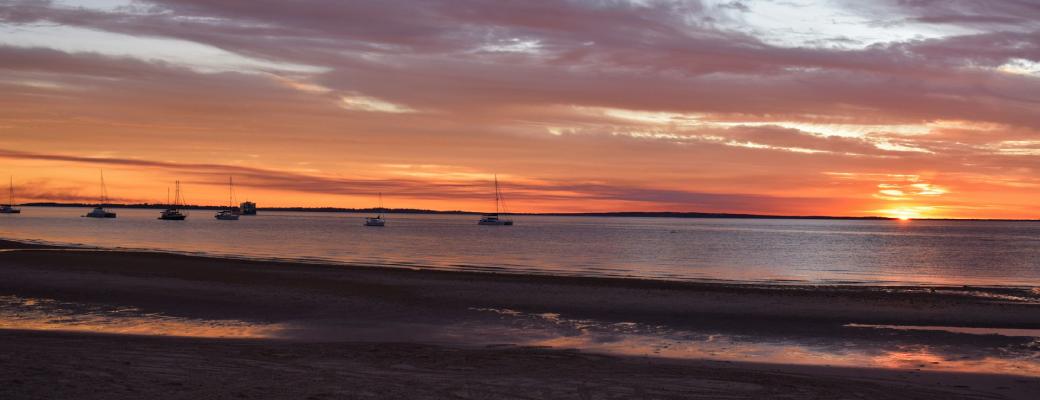 Coucher de soleil australien