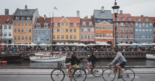 la ville de Copenhague à vélo